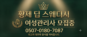📢충주-✨황제 딥스웨디시✨ 구인합니다~!